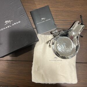 NWT Michael Aram Black Orchid Spoon Rest